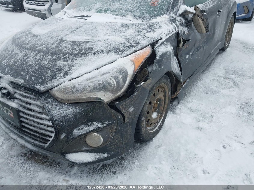 2013 Hyundai Veloster VIN: KMHTC6AE3DU139535 Lot: 12572428