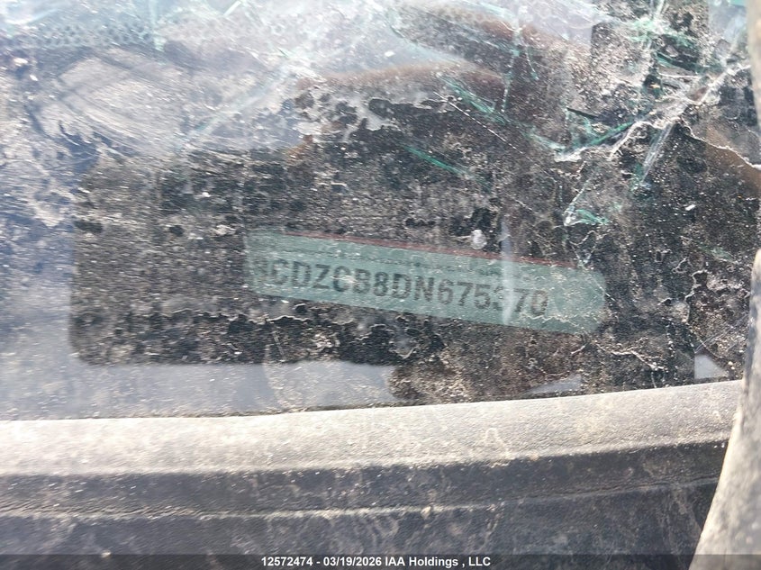 2013 Dodge Avenger Sxt VIN: 1C3CDZCB8DN675370 Lot: 12572474