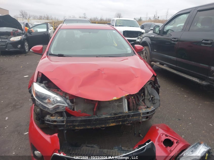 2016 Toyota Corolla L/Le/Le Pls/Prm/S/S Pls VIN: 2T1BURHE0GC734168 Lot: 12572509