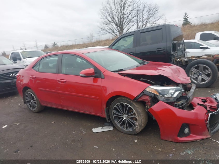 2016 Toyota Corolla L/Le/Le Pls/Prm/S/S Pls VIN: 2T1BURHE0GC734168 Lot: 12572509