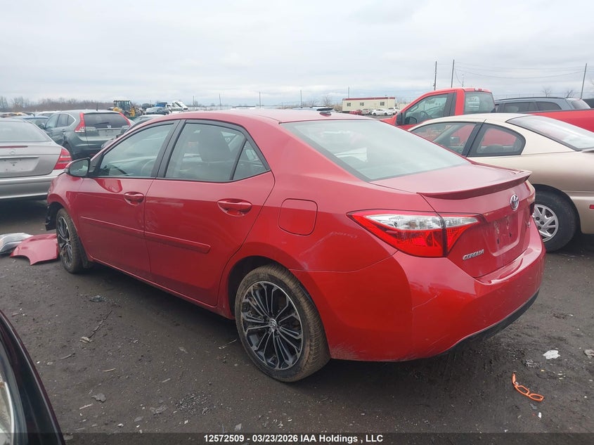 2016 Toyota Corolla L/Le/Le Pls/Prm/S/S Pls VIN: 2T1BURHE0GC734168 Lot: 12572509