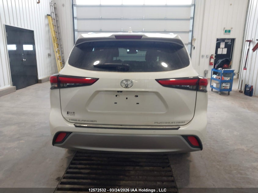2021 Toyota Highlander Platinum VIN: 5TDFZRBH7MS109890 Lot: 12572532