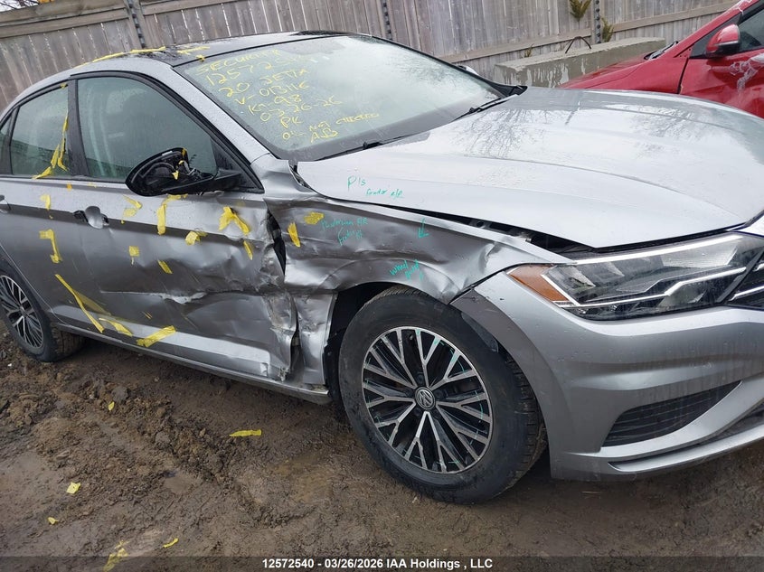 2020 VOLKSWAGEN JETTA SEDAN 1.4L I-4 DI, DOHC, VVT, TURBO, 147HP
