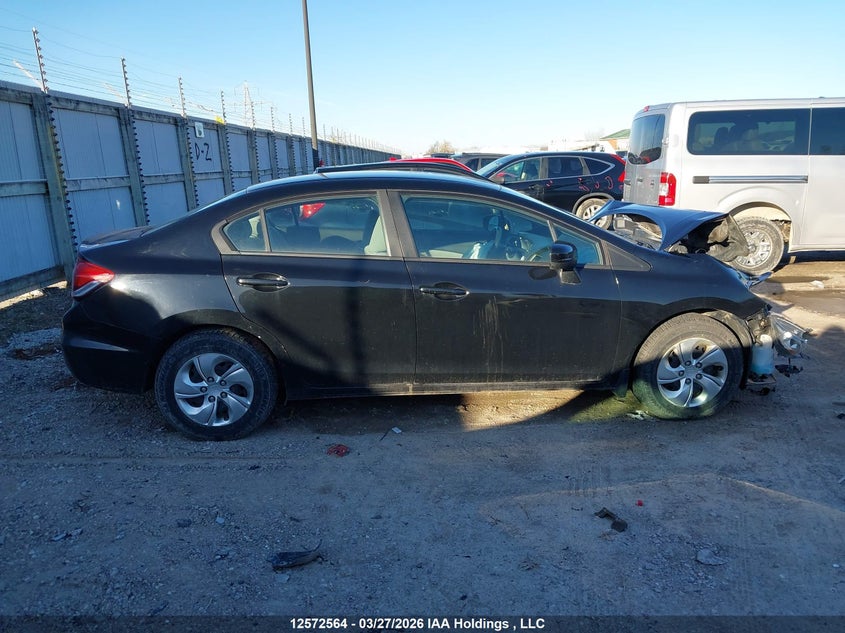 2014 Honda Civic Lx VIN: 2HGFB2F40EH013295 Lot: 12572564