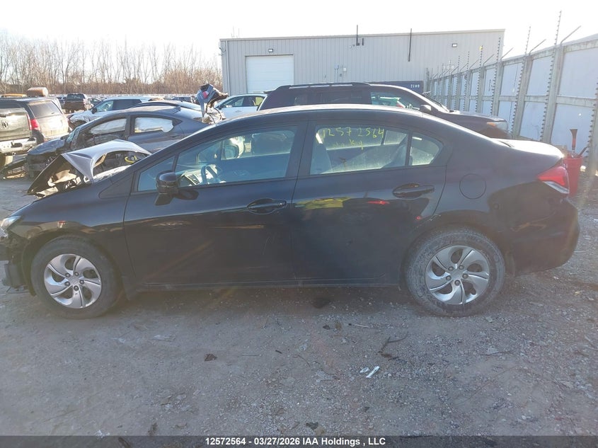 2014 Honda Civic Lx VIN: 2HGFB2F40EH013295 Lot: 12572564