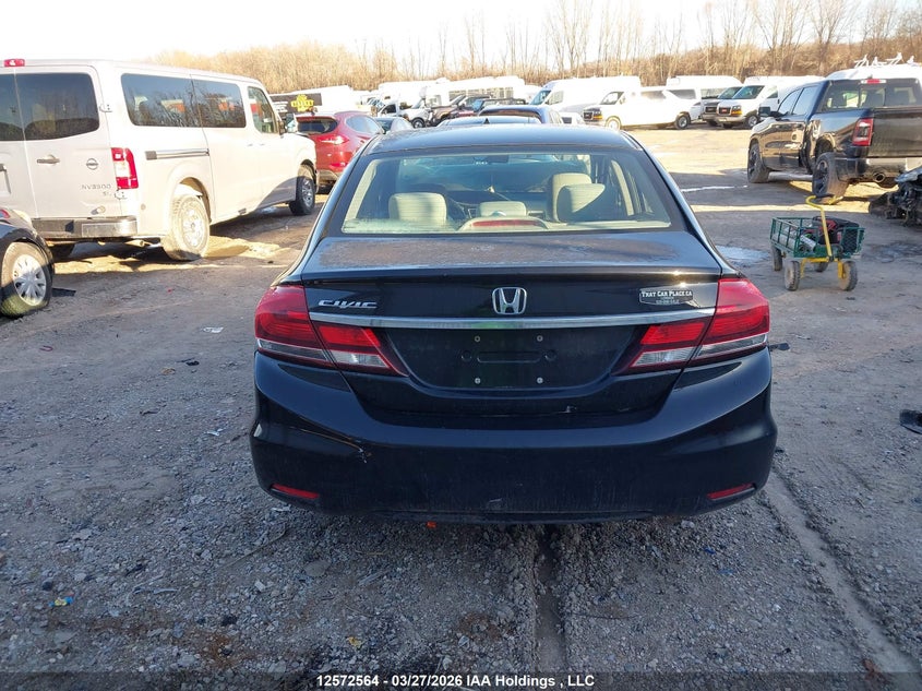 2014 Honda Civic Lx VIN: 2HGFB2F40EH013295 Lot: 12572564