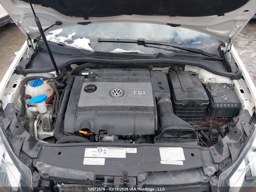 2012 VOLKSWAGEN GOLF HATCHBACK 2.0L I-4 DI, DOHC, VVT, TURBO, 256HP