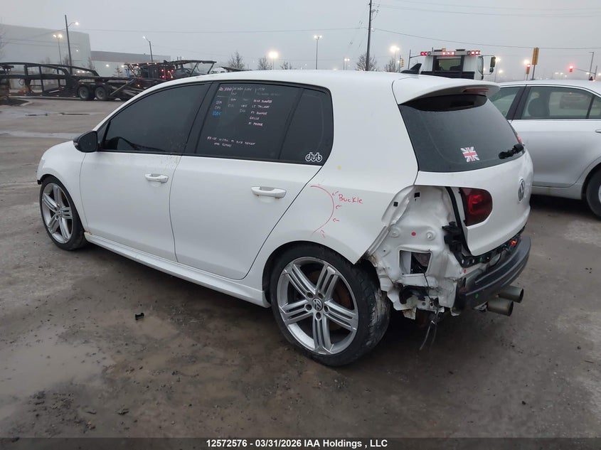 2012 VOLKSWAGEN GOLF HATCHBACK 2.0L I-4 DI, DOHC, VVT, TURBO, 256HP
