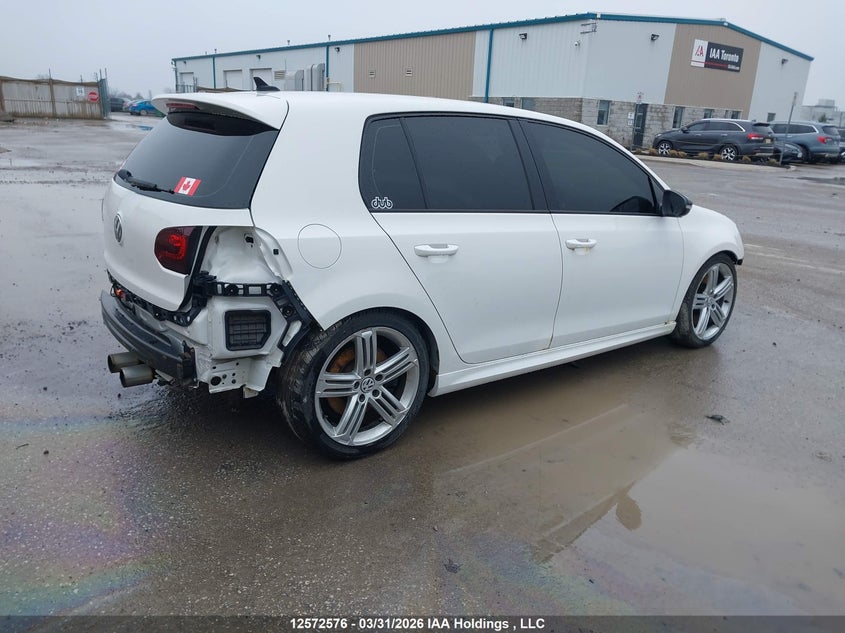 2012 VOLKSWAGEN GOLF HATCHBACK 2.0L I-4 DI, DOHC, VVT, TURBO, 256HP