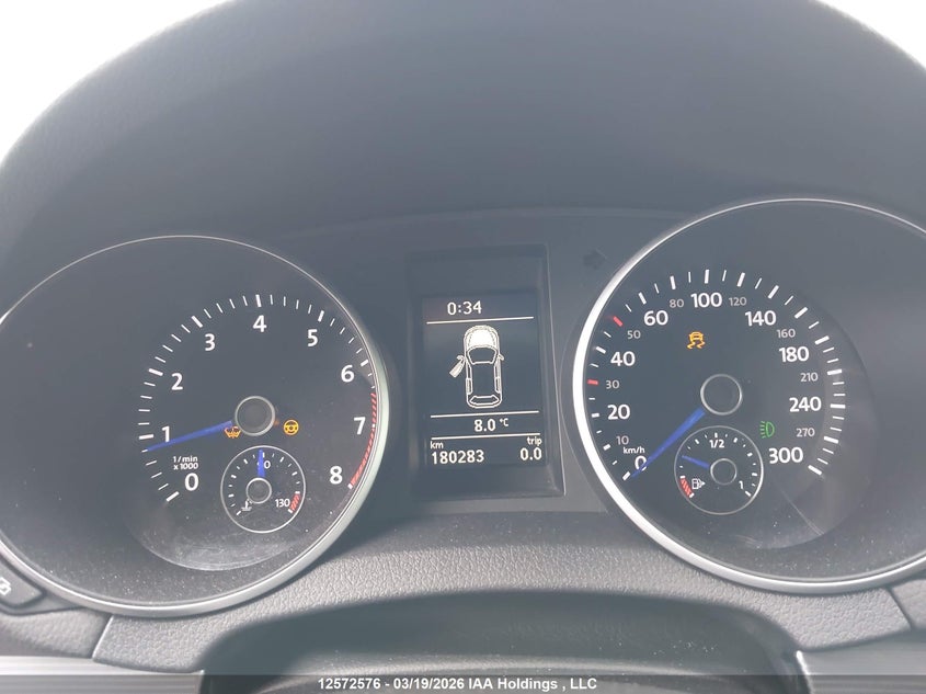 2012 VOLKSWAGEN GOLF HATCHBACK 2.0L I-4 DI, DOHC, VVT, TURBO, 256HP