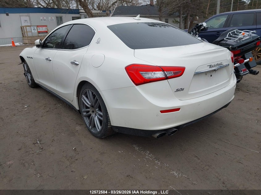 Vin: zam57rts4h1227504, lot: 2966991, maserati ghibli s q4 20173