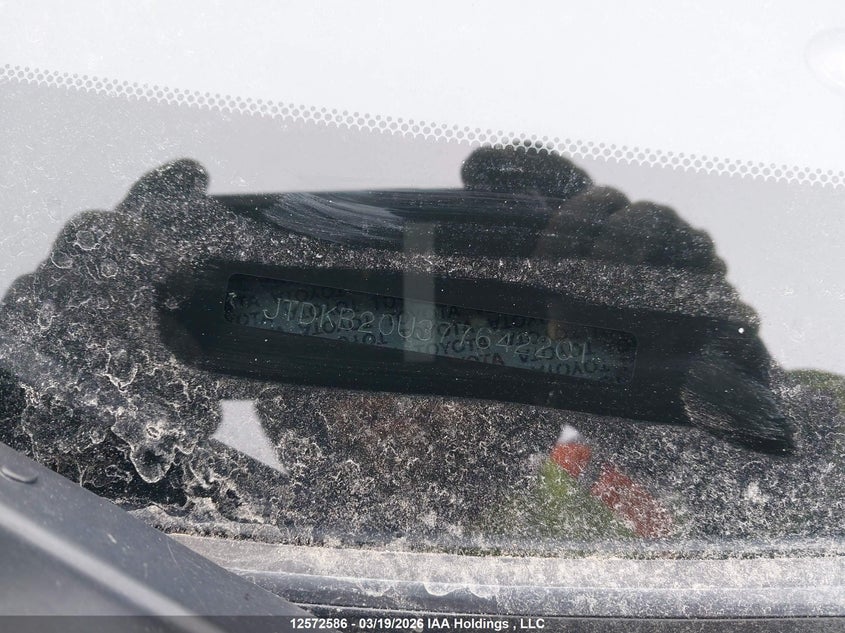 2007 Toyota Prius VIN: JTDKB20U377642201 Lot: 12572586