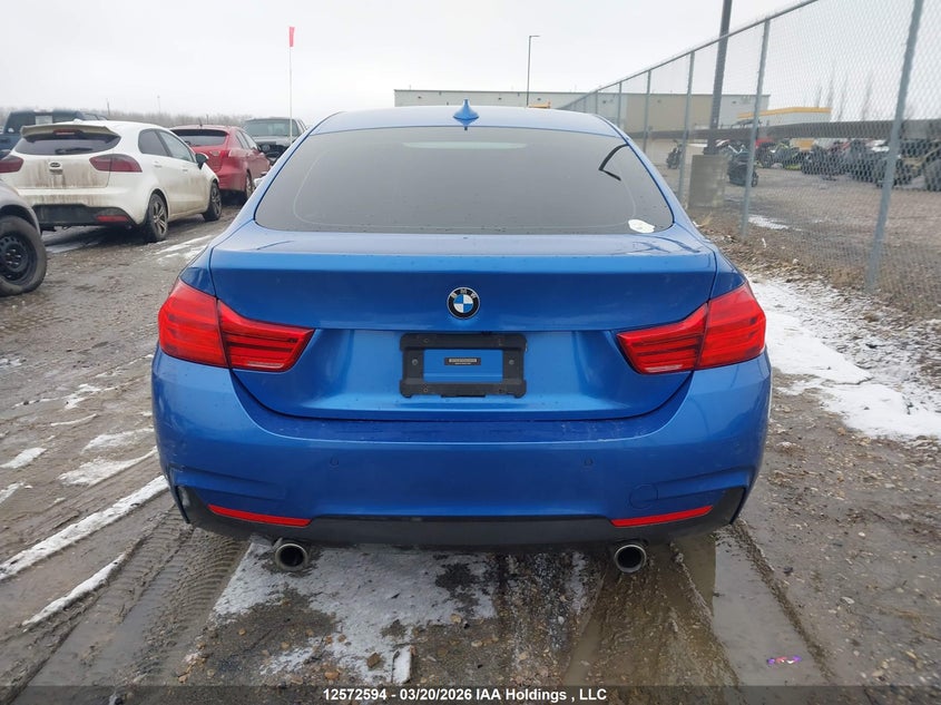 2018 BMW 440I Gran Coupe xDrive VIN: WBA4J7C58JBH14947 Lot: 12572594
