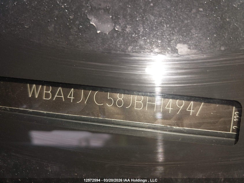 2018 BMW 440I Gran Coupe xDrive VIN: WBA4J7C58JBH14947 Lot: 12572594