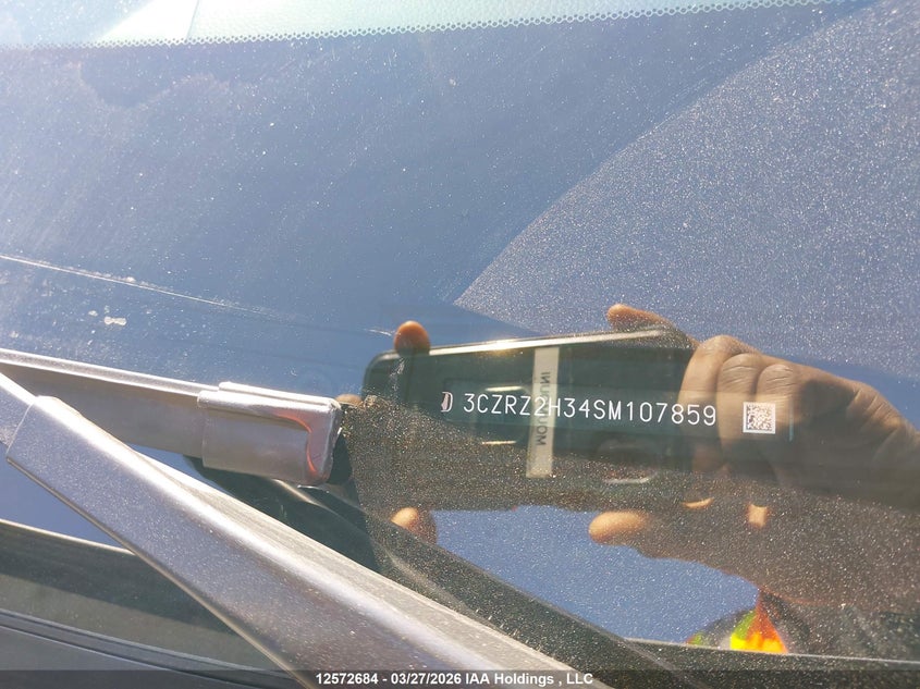 2025 Honda Hr-V Lx VIN: 3CZRZ2H34SM107859 Lot: 12572684