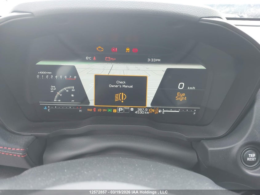 2025 Subaru Wrx Gt VIN: JF1VBAV64S8806968 Lot: 12572857