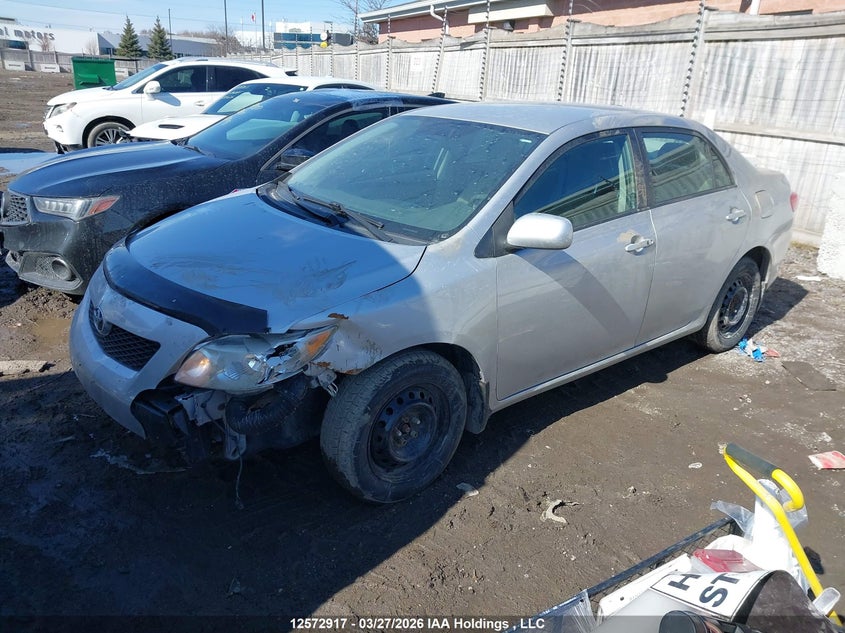 2010 Toyota Corolla, Front, IAAI, VIN 2T1BU4EE1AC214107 — photo 2