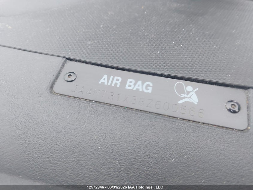 2008 Mitsubishi Outlander VIN: JA4MT31X38Z600566 Lot: 12572946