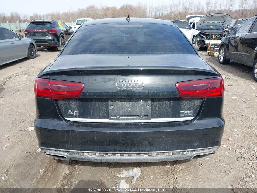 2017 Audi A6 2.0T Progressiv/2.0T Technik VIN: WAUJ8AFC4HN087322 Lot: 12573058