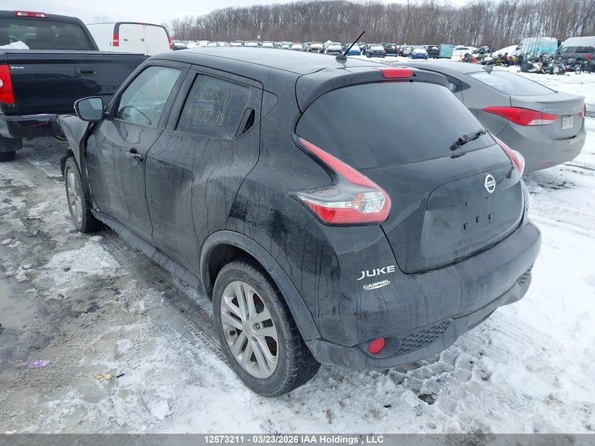 Vin: jn8af5mr7gt600598, lot: 2967703, nissan juke 20163