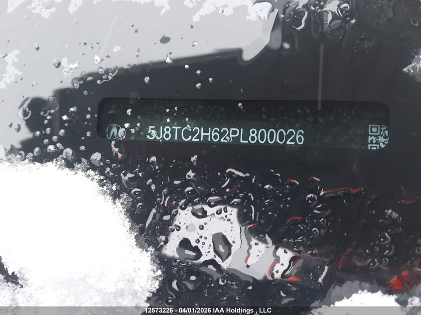 2023 Acura Rdx A-Spec VIN: 5J8TC2H62PL800026 Lot: 12573226