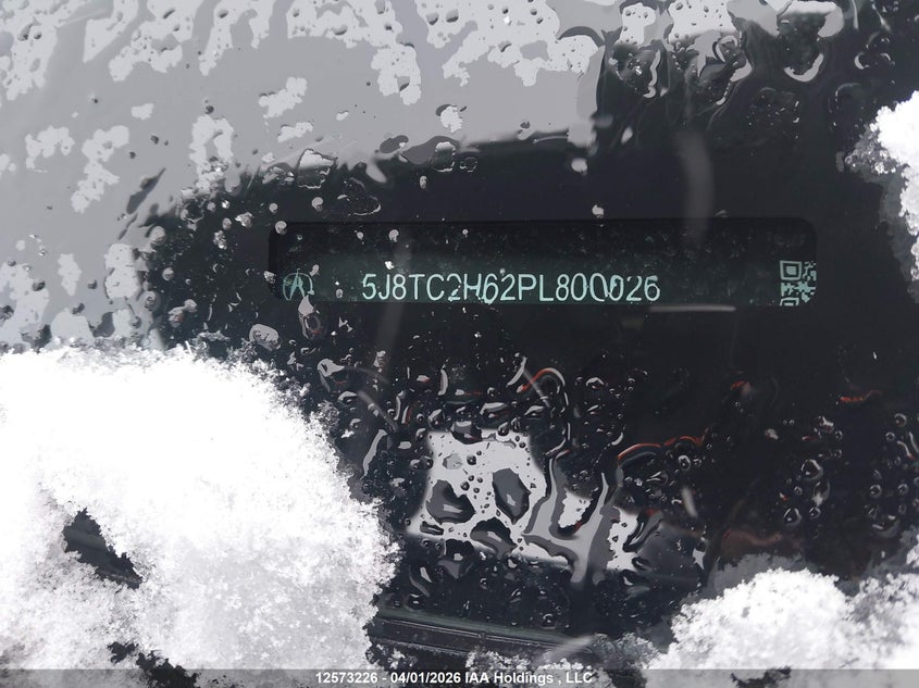2023 Acura Rdx A-Spec VIN: 5J8TC2H62PL800026 Lot: 12573226