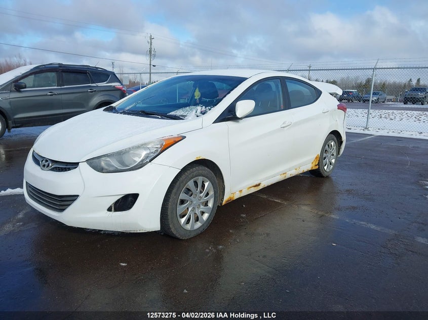 Vin: 5npdh4ae8ch116887, lot: 2967780, hyundai elantra gls/limited 20122