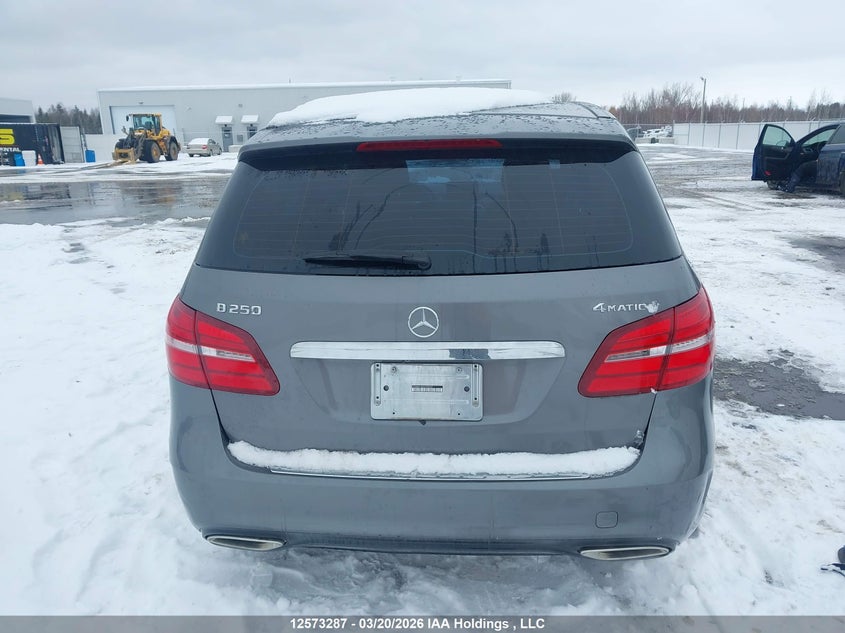 2016 Mercedes-Benz B 250 4Matic VIN: WDDMH4GB6GJ400387 Lot: 12573287