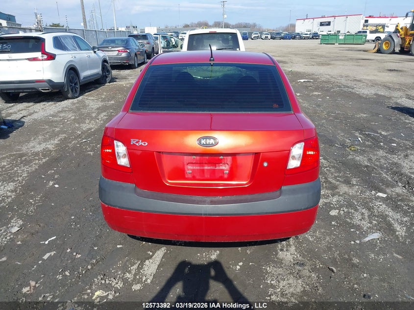 2007 Kia Rio Lx/Sx VIN: KNADE123376291971 Lot: 12573392