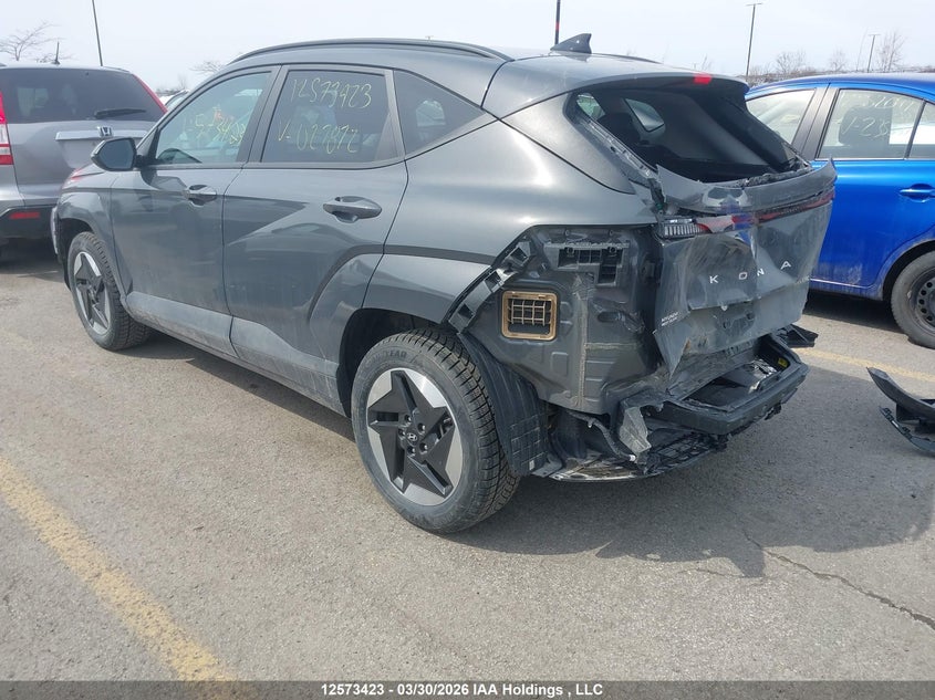 Vin: km8hc3a66su027872, lot: 2967942, hyundai kona 20253