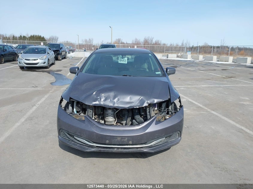 2014 Honda Civic Lx VIN: 2HGFB2F43EH031922 Lot: 12573440
