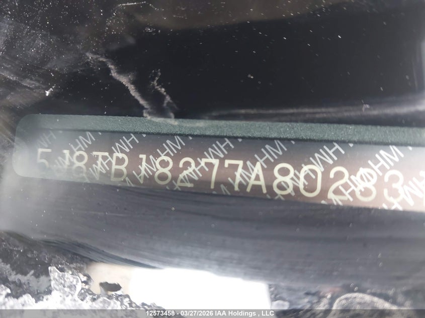 2007 Acura Rdx VIN: 5J8TB18277A802831 Lot: 12573458