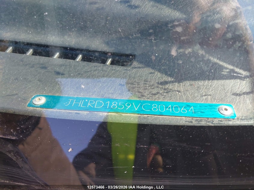 1997 Honda Cr-V VIN: JHLRD1859VC804064 Lot: 12573466