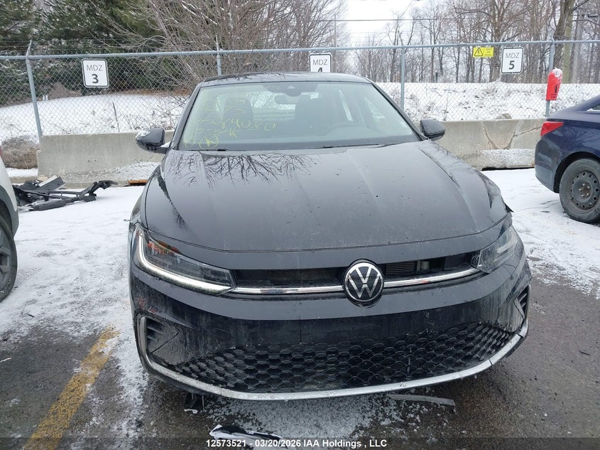 2025 Volkswagen Jetta Se VIN: 3VWEX7BU2SM064080 Lot: 12573521