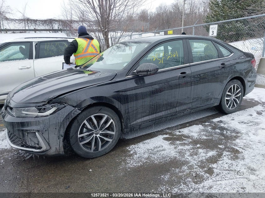 2025 Volkswagen Jetta Se VIN: 3VWEX7BU2SM064080 Lot: 12573521