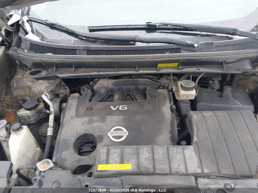 2009 Nissan Murano S/Sl/Le VIN: JN8AZ18W39W146304 Lot: 12573609