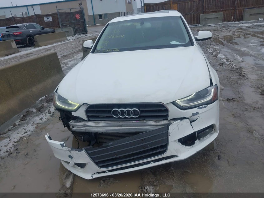 2013 Audi A4 2.0T VIN: WAUBFCFL2DN008214 Lot: 12573696