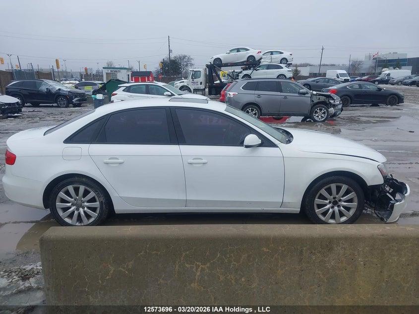 2013 Audi A4 2.0T VIN: WAUBFCFL2DN008214 Lot: 12573696