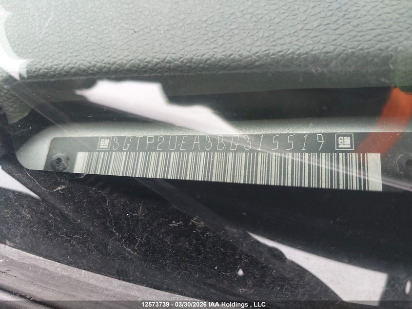 2011 GMC Sierra 1500 Sl VIN: 3GTP2UEA3BG315519 Lot: 12573739