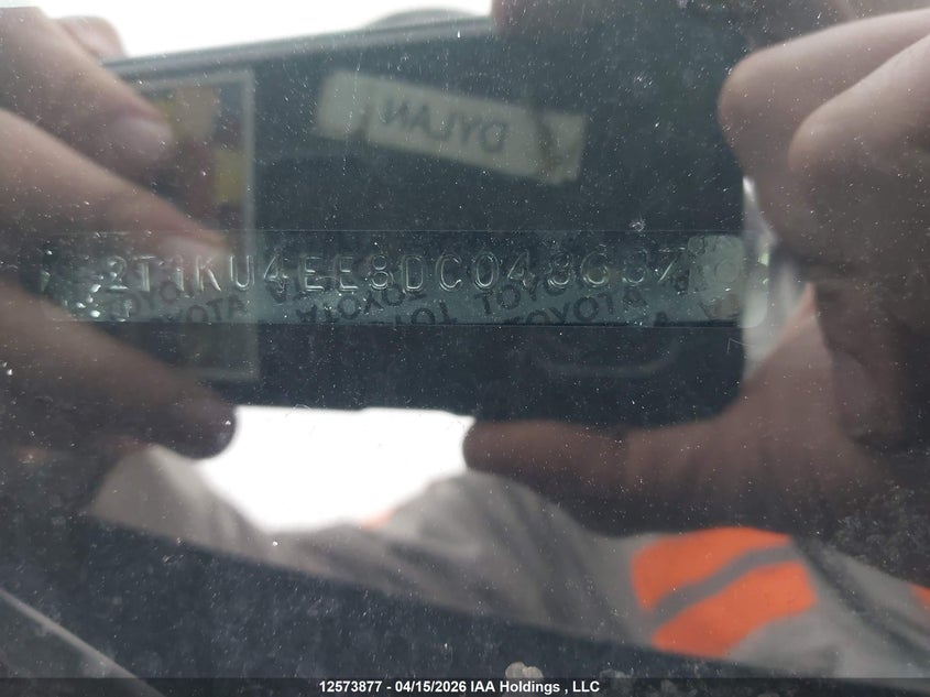 2013 Toyota Corolla Matrix VIN: 2T1KU4EE8DC048687 Lot: 12573877