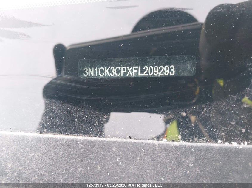 2015 Nissan Micra VIN: 3N1CK3CPXFL209293 Lot: 12573919