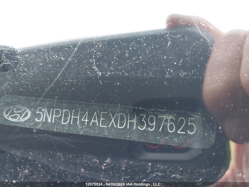 2013 Hyundai Elantra Gl VIN: 5NPDH4AEXDH397625 Lot: 12573924