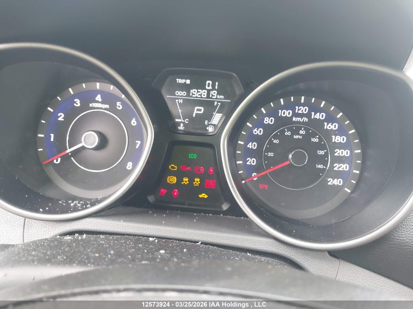 2013 Hyundai Elantra Gl VIN: 5NPDH4AEXDH397625 Lot: 12573924