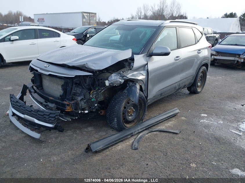 2021 Kia Seltos VIN: KNDEPCAA4M7153701 Lot: 12574006