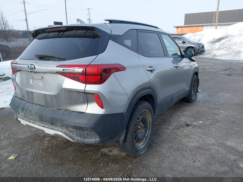 2021 Kia Seltos VIN: KNDEPCAA4M7153701 Lot: 12574006