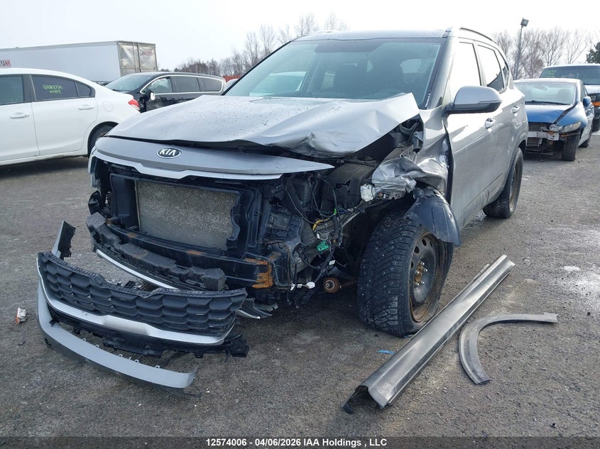 2021 Kia Seltos VIN: KNDEPCAA4M7153701 Lot: 12574006