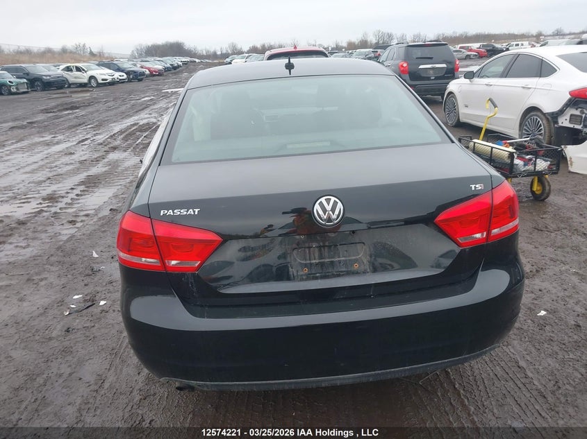2015 Volkswagen Passat 1.8 Tsi Trendline VIN: 1VWAS7A3XFC048206 Lot: 12574221