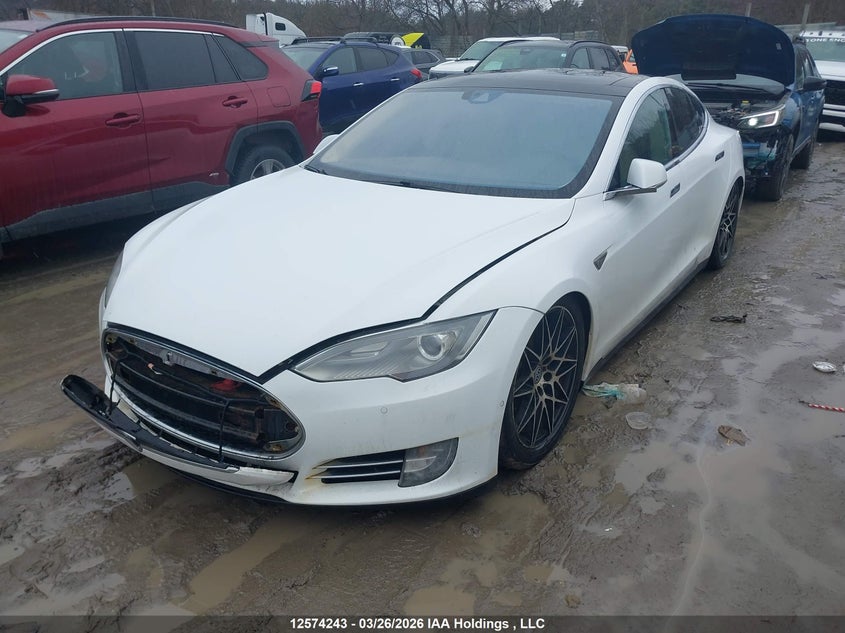 Vin: 5yjsa1h26ffp77312, lot: 2968903, tesla model s 85d 20152