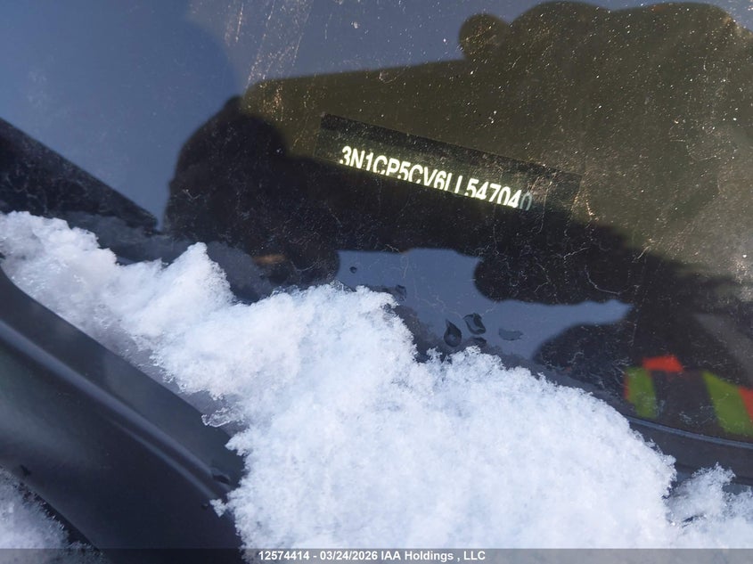 2020 Nissan Kicks Sv VIN: 3N1CP5CV6LL547040 Lot: 12574414