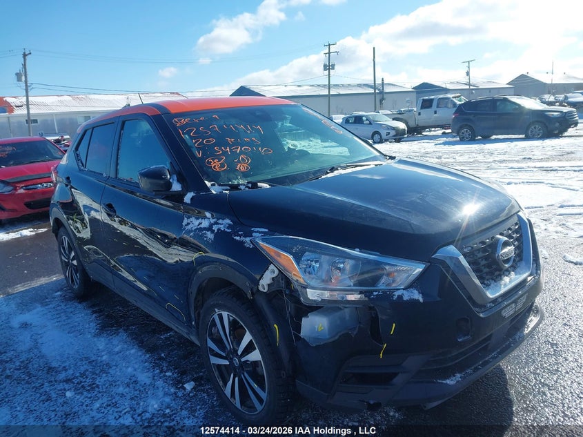 2020 Nissan Kicks Sv VIN: 3N1CP5CV6LL547040 Lot: 12574414